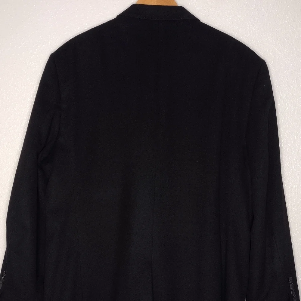 J. Crew Season Holiday 100% Cashmere Black Sport Coats Blazer Jacket Sz 46R
